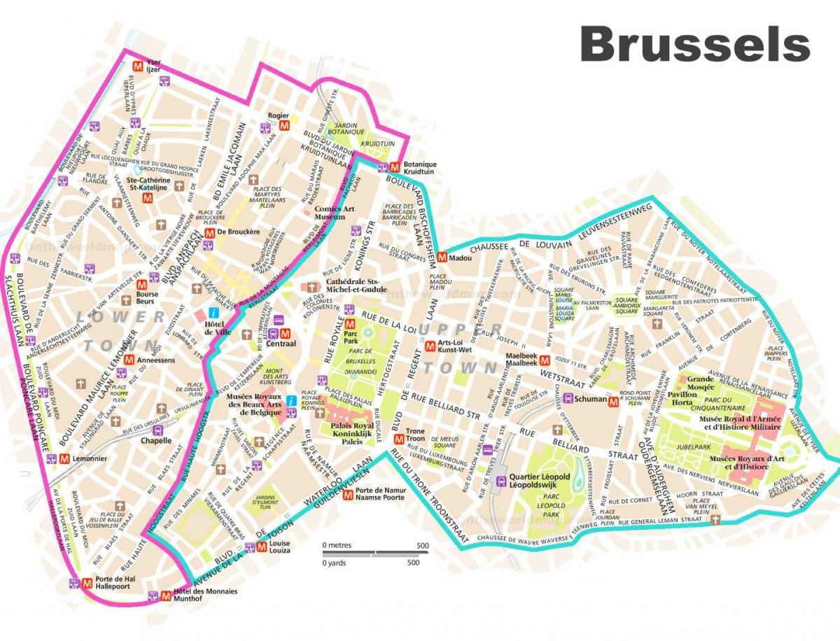 Bruselas mapa pdf