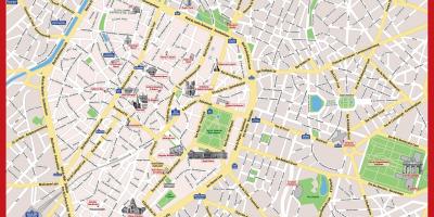 Bruselas lugares de interés mapa